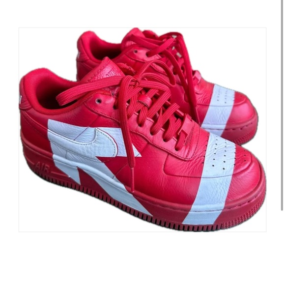 uptown - Women Nike Air Force 1 - RED - women’s size 6.5 - Picture 5 of 8